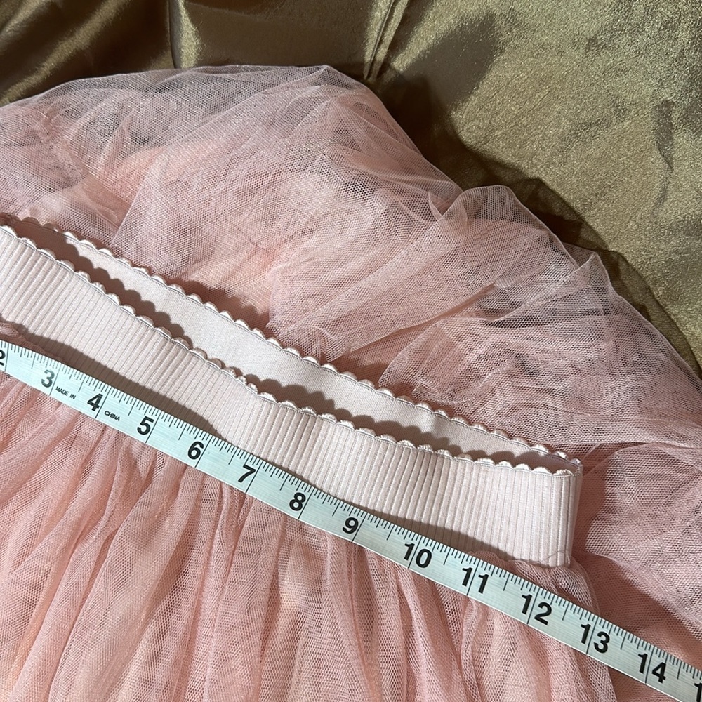 Handmade Pink Wrinkled tulle skirt fun and colorful - Picture 6 of 6